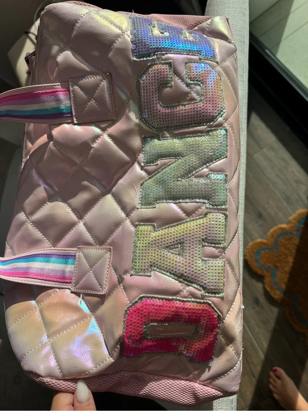 Omg Accessories sparkly pink